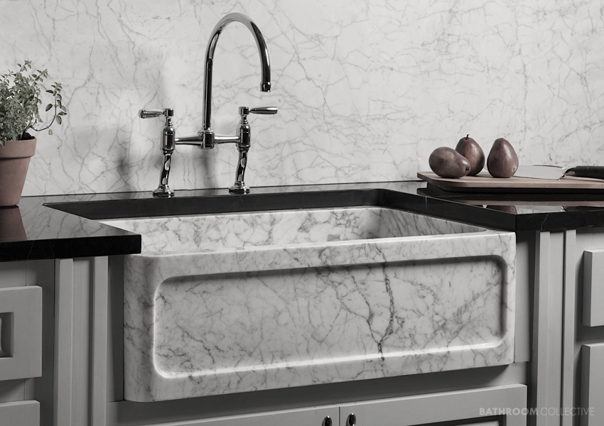 Marble butler sinks