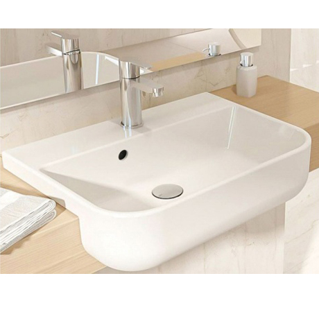 Ceramic Semi Recessed Basins