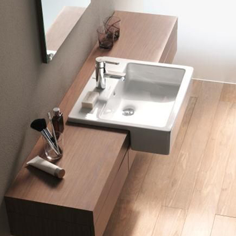 Ceramic Semi Recessed Basins