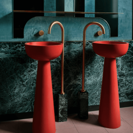 Floor Mounted Basin Spout