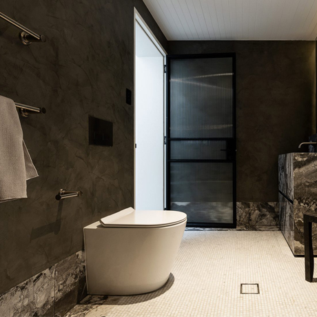 Odourless Floor Pan Toilet Package
