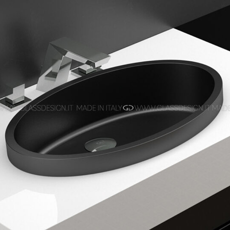 Glass Semi Recessed Basins Glass Semi Recessed Basins