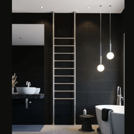 Heated Floor to ceiling Rails