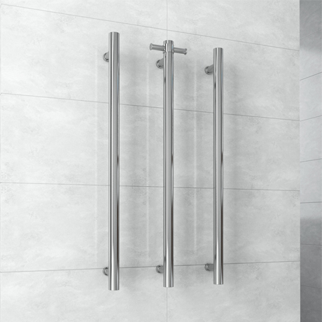 Heated Vertical Rails
