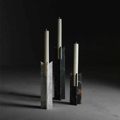 Marble Candlesticks