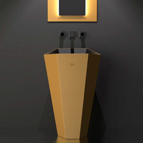 Resin Freestanding Basins