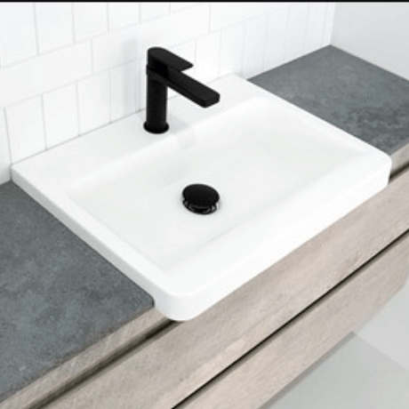 Stone Semi Recessed Basins