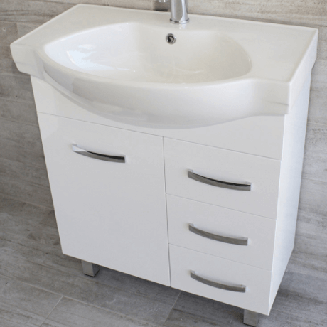 On Leg Semi Recessed Vanities