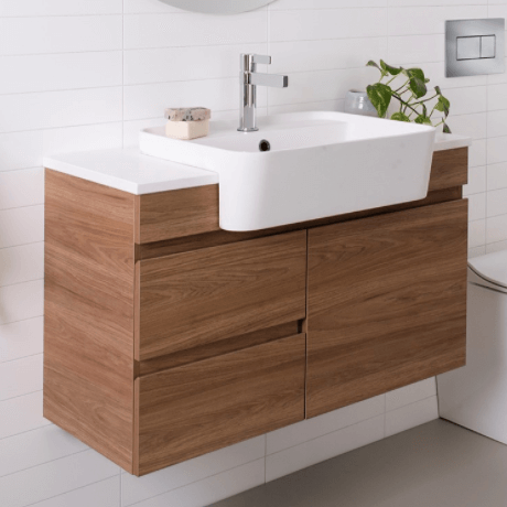 Wall Hung Semi Recessed Vanities