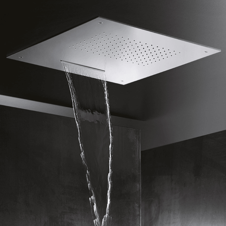 Flush Mounted Shower with Waterfall Flush Mounted Shower with Waterfall