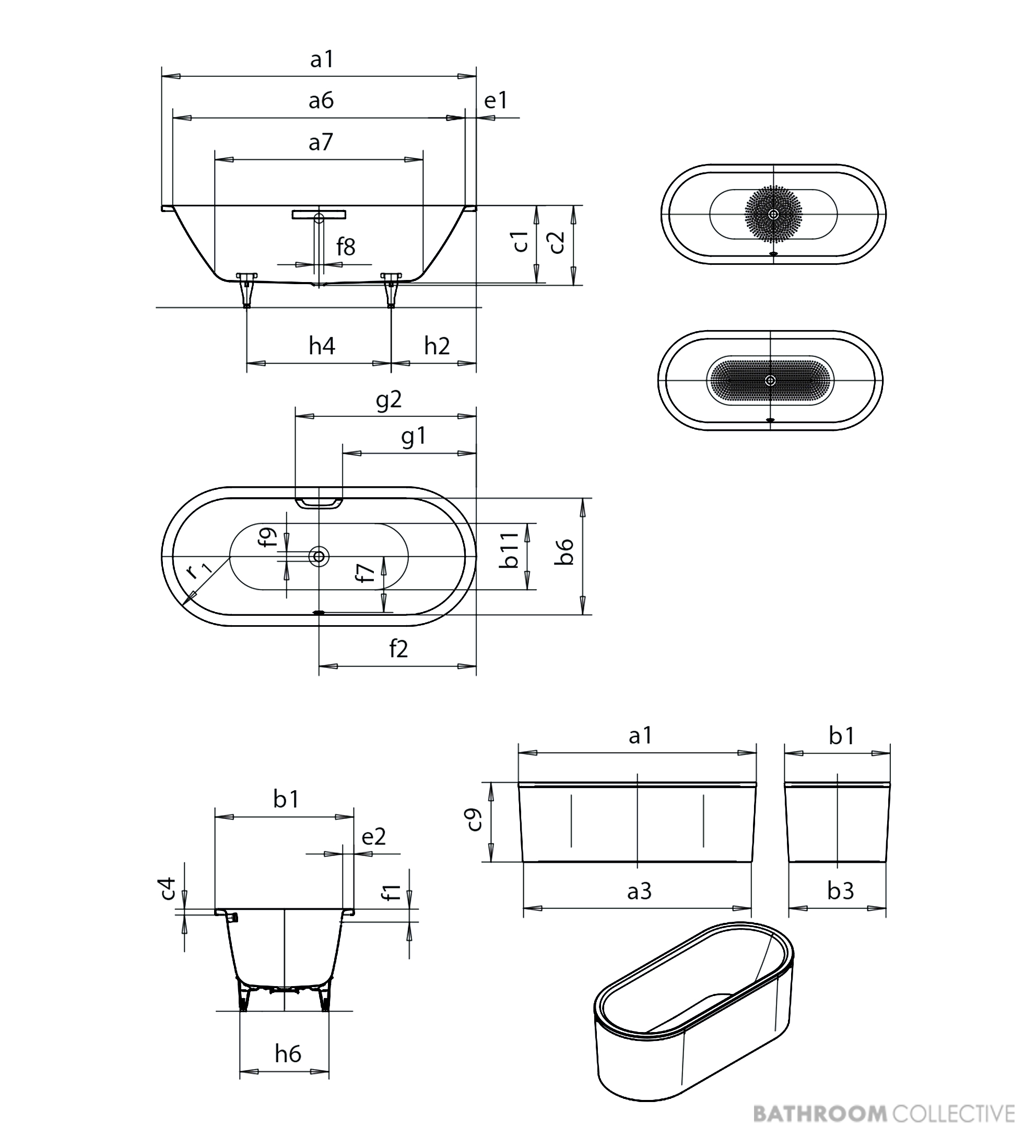 Kaldewei Classic Duo Oval Freestanding Bath 1800 x 800 x 420mm Alpine White Matt
