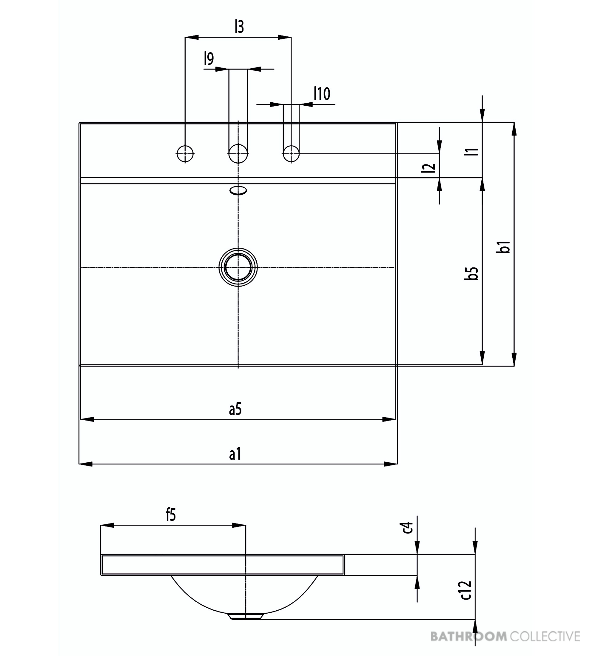 Kaldewei Silenio Inset Countertop Washbasin No Overflow 900 x 460 x 40mm
