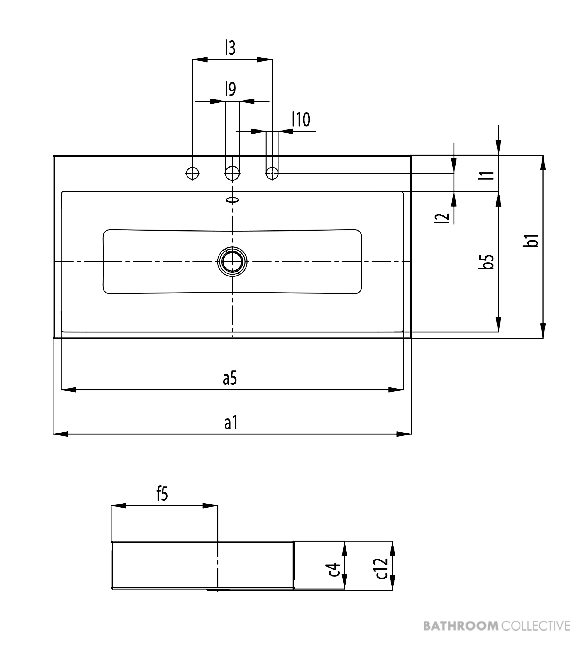 Kaldewei Puro Countertop Washbasin 600 x 460 x 14mm