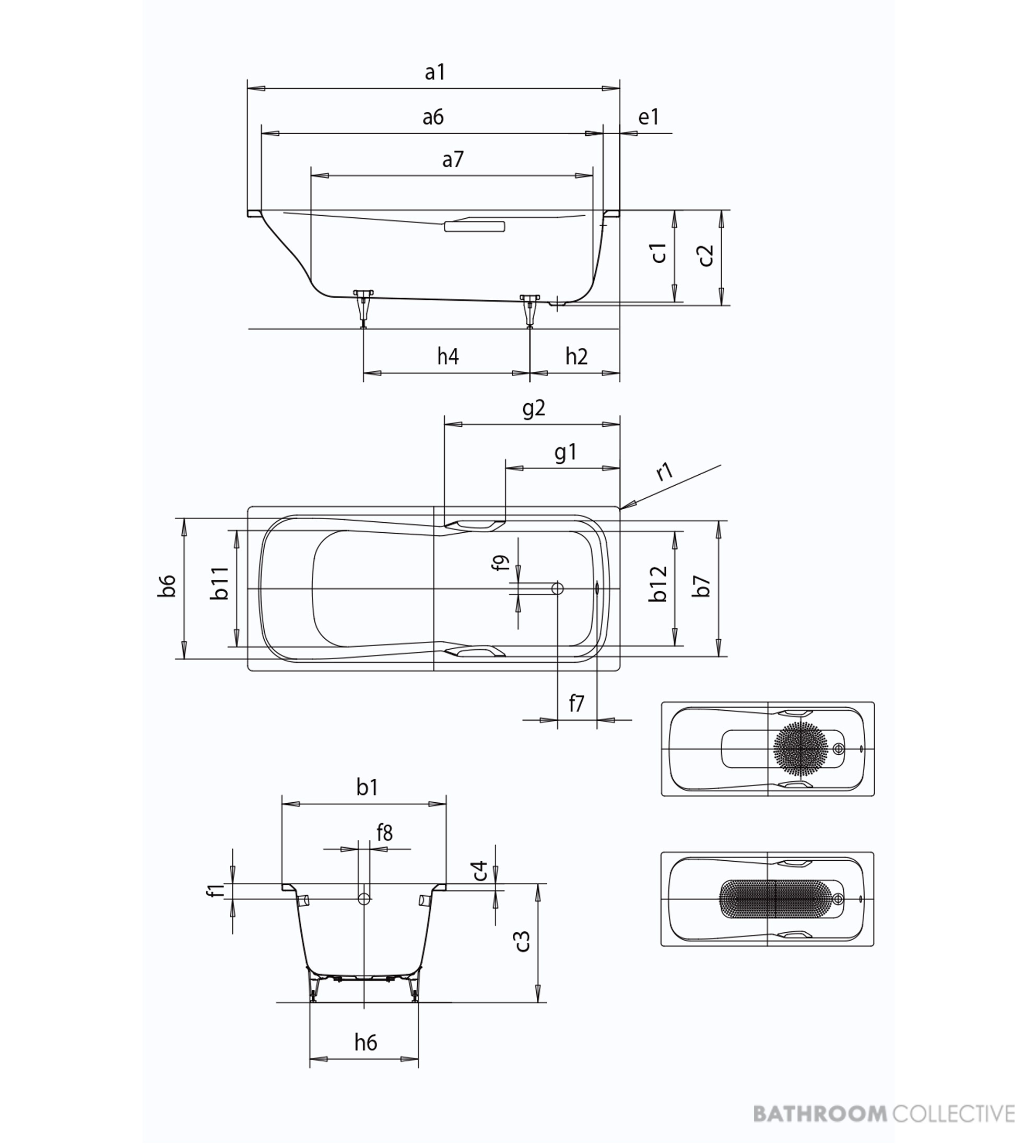 Kaldewei Dyna Set Island Bath 1500 x 750 x 430mm