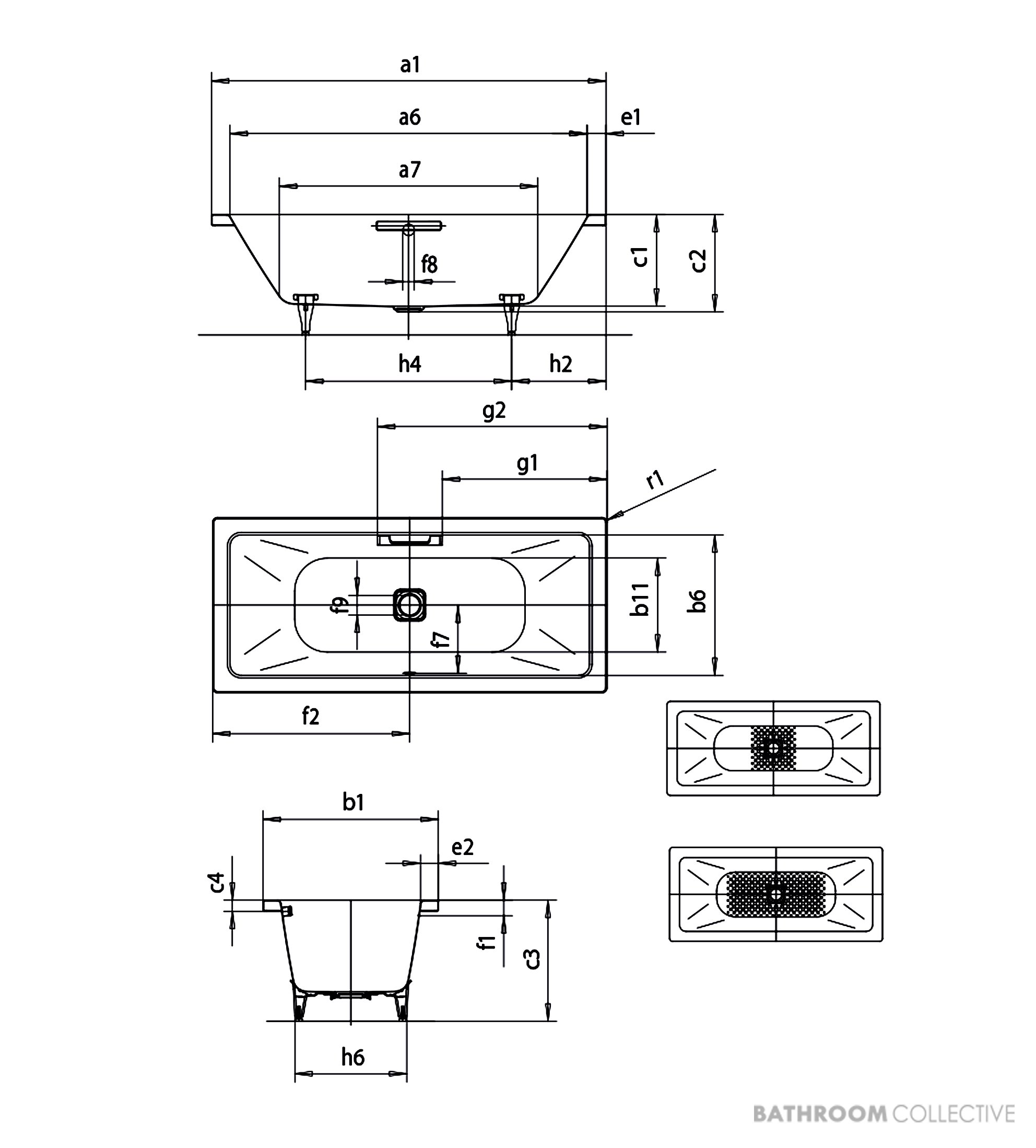 Kaldewei Conoduo Island Bath 1900 x 900 x 430mm