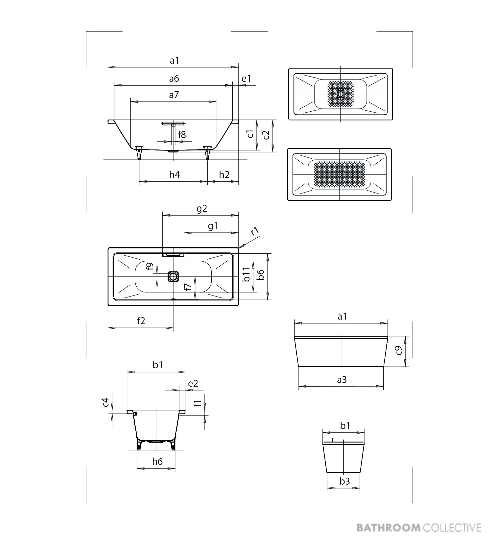 Kaldewei Conoduo Freestanding Bath 2000 x 800 x 420mm