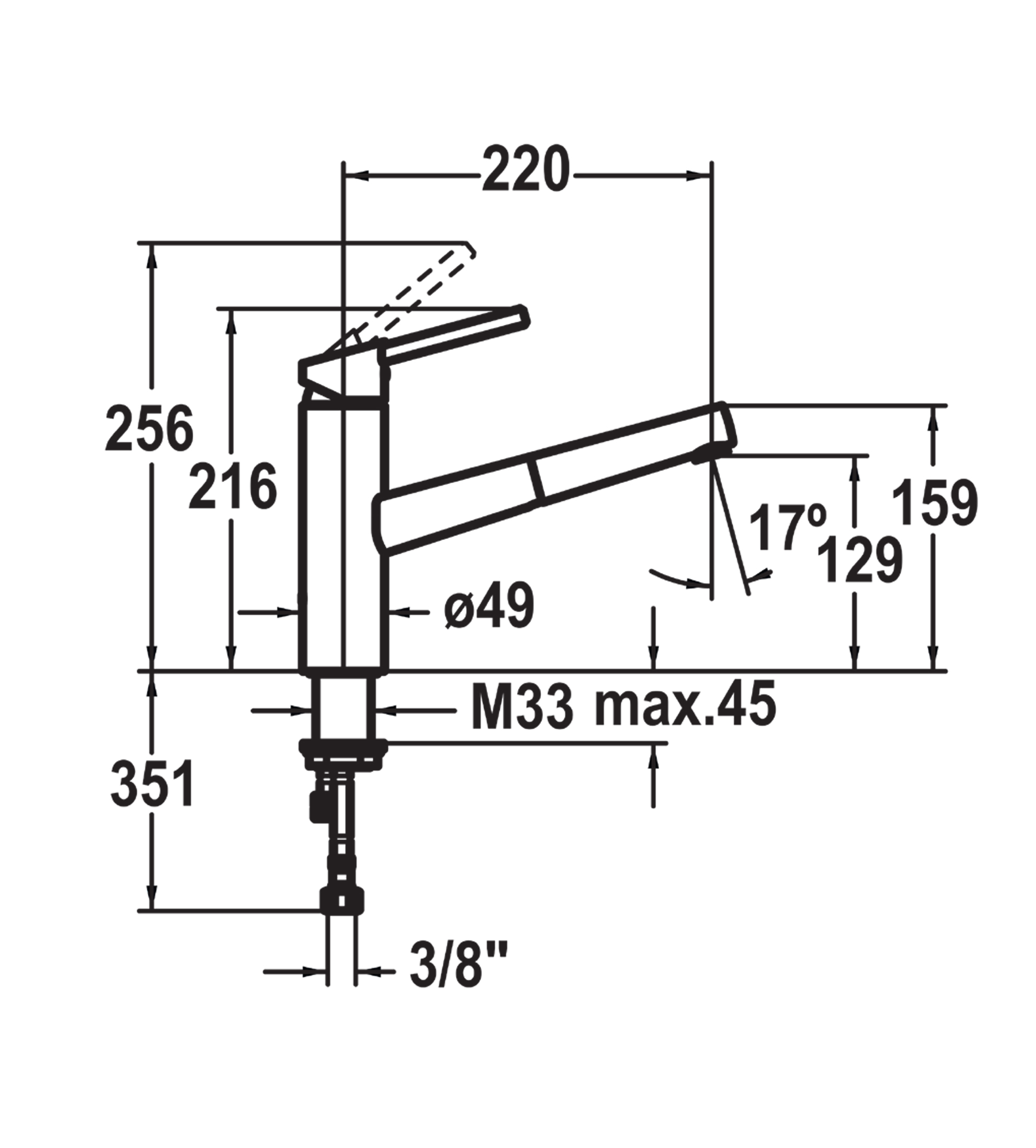 KWC Luna-E Pull-Out Spray Sink Mixer - Stainless Steel