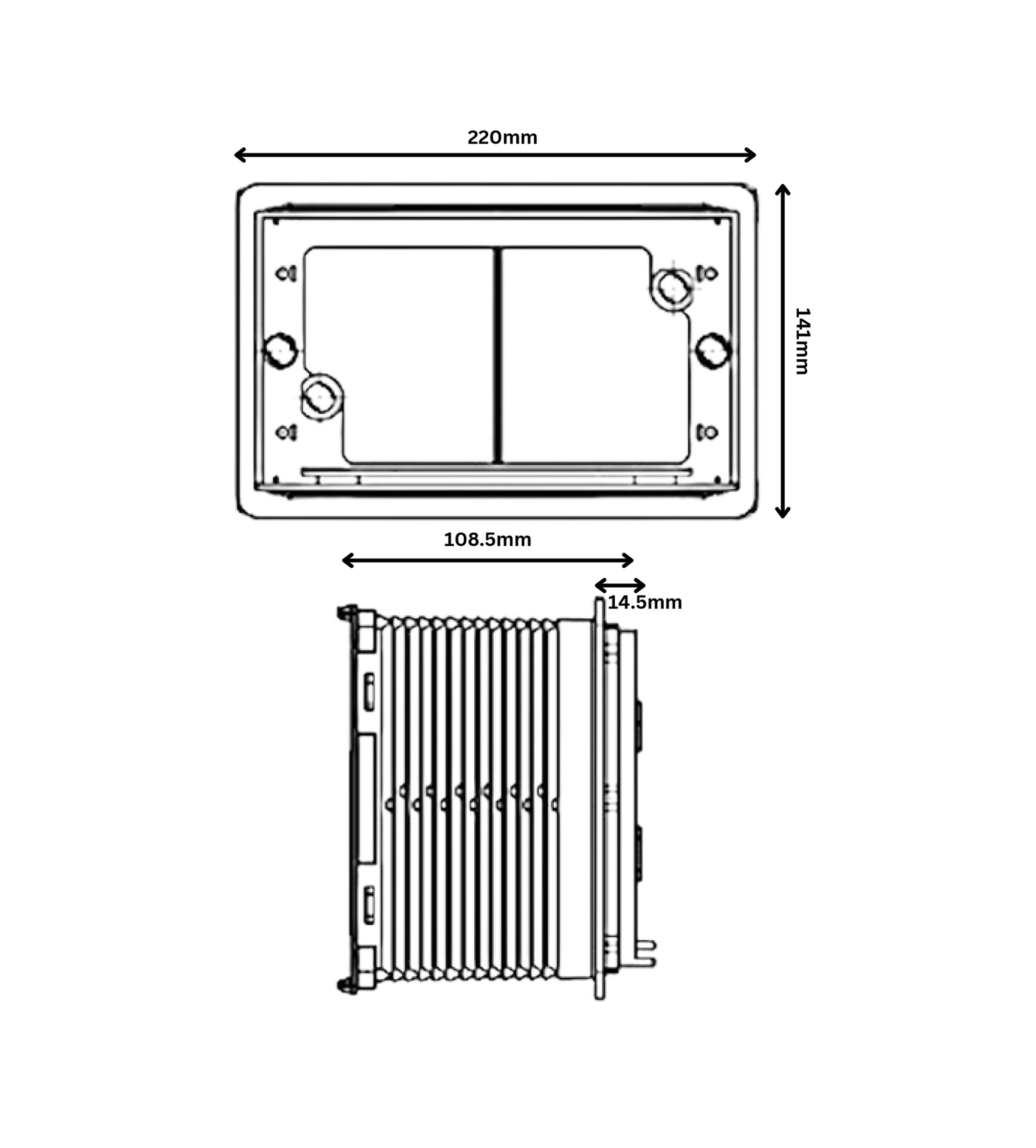 Geberit Sigma adaptor, for Kappa under counter cisterns