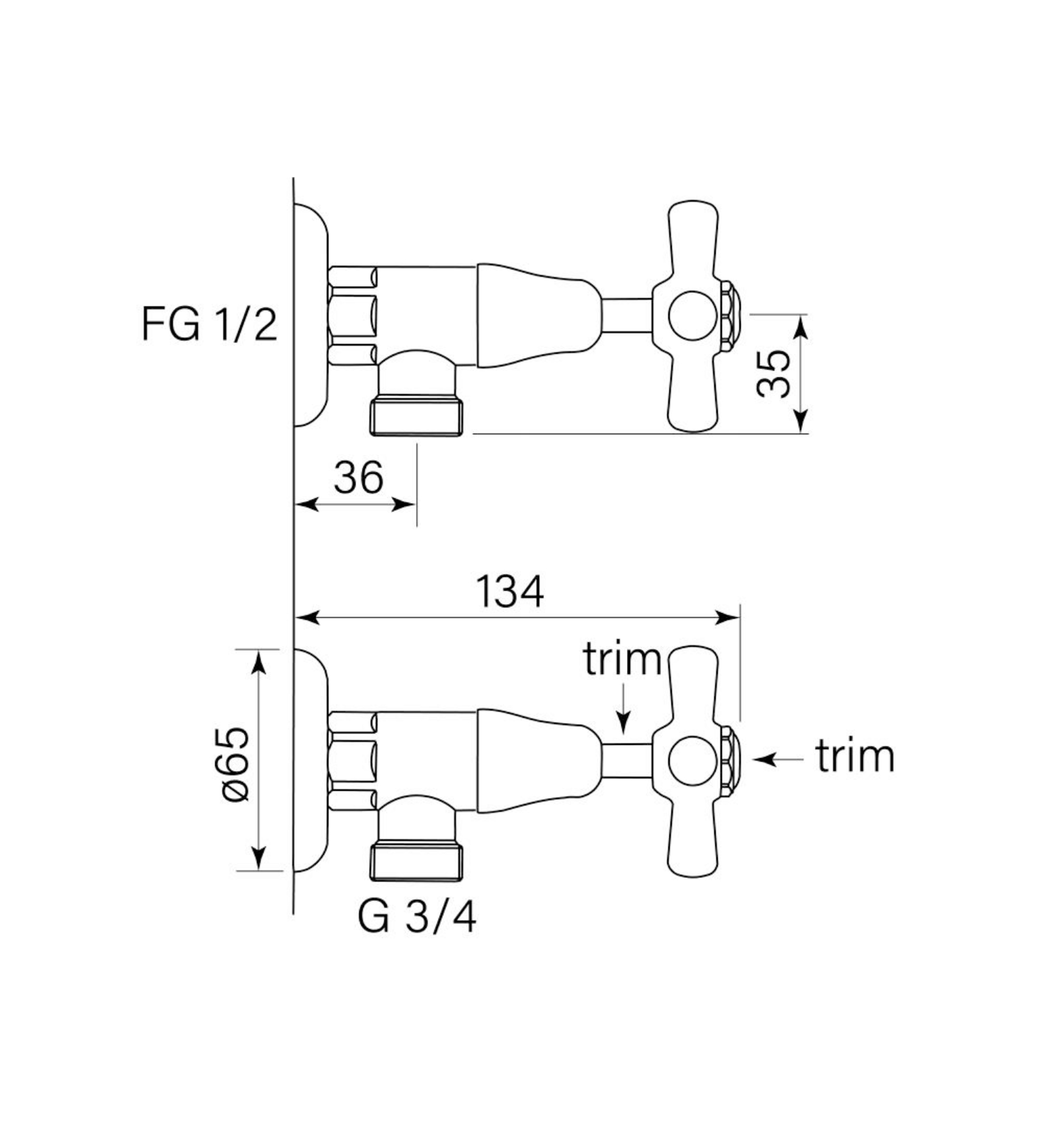Faucet Strommen Cascade Washing Machine Tap Pr, Cross