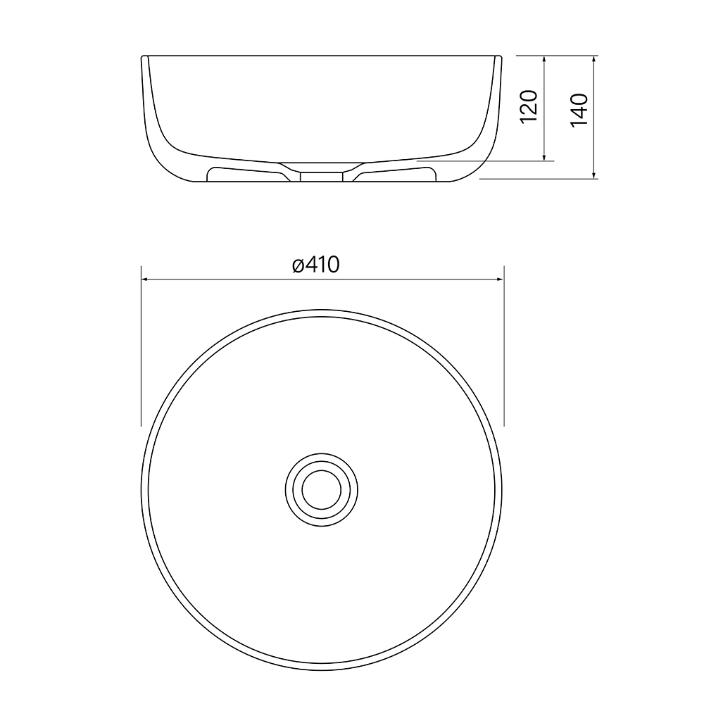 Faucet Strommen Silkstone New Henge Basin , Satin White
