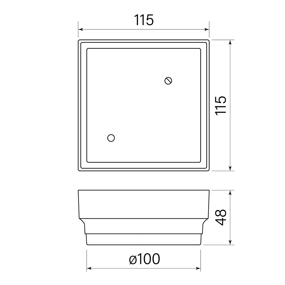 Faucet Strommen Tile In Floor Waste 115sq x 100