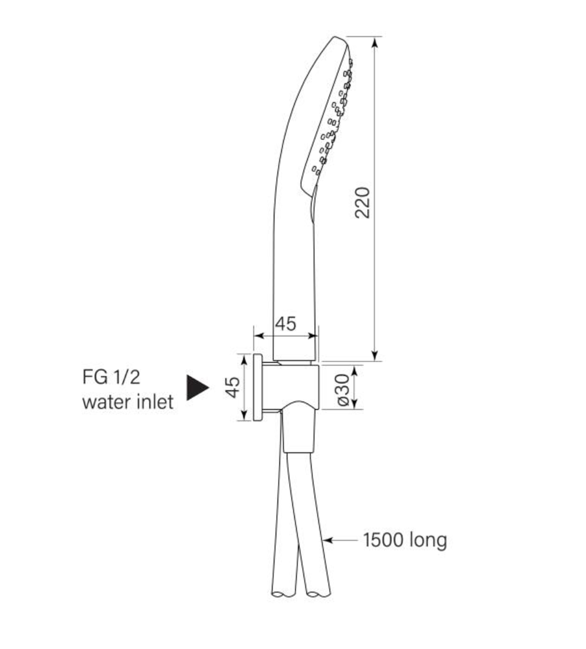 Faucet Strommen Zeos Handshower On Hook