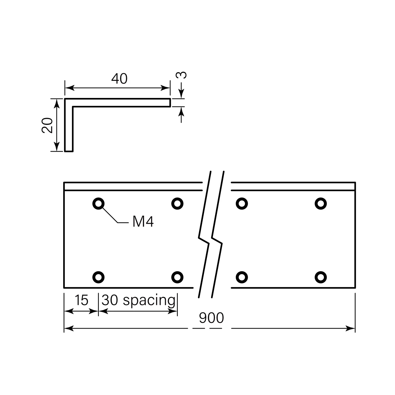 Faucet Strommen Heated Rail inwall spacing track, Un