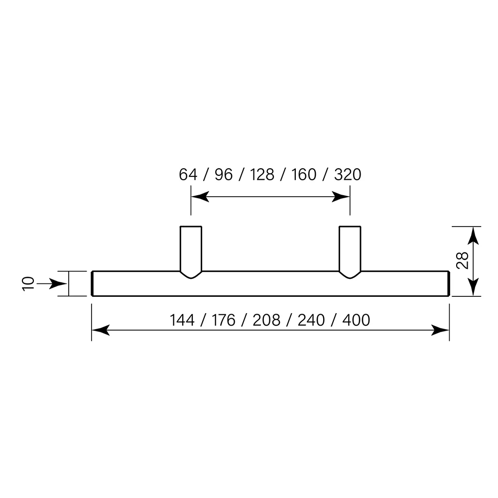 Faucet Strommen Bar Pull 176 (96hs)