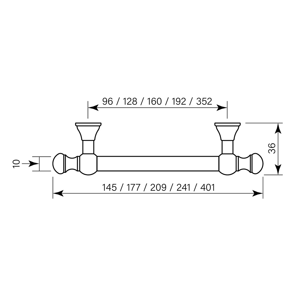 Faucet Strommen Classic Bar Pull 145(96hs)