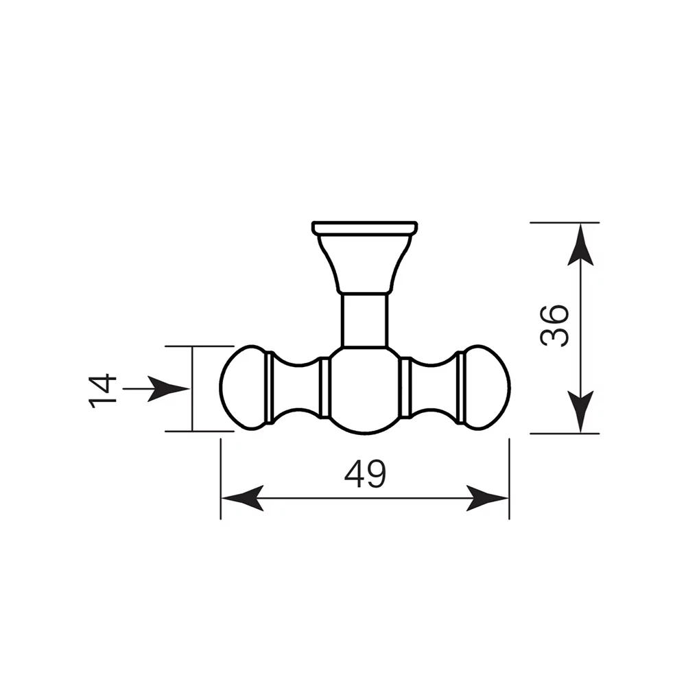 Faucet Strommen T Bar Pull Classic
