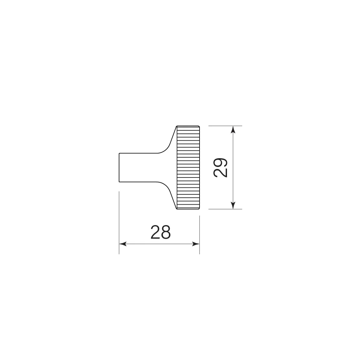 Faucet Strommen Round Pull 29 Knurl