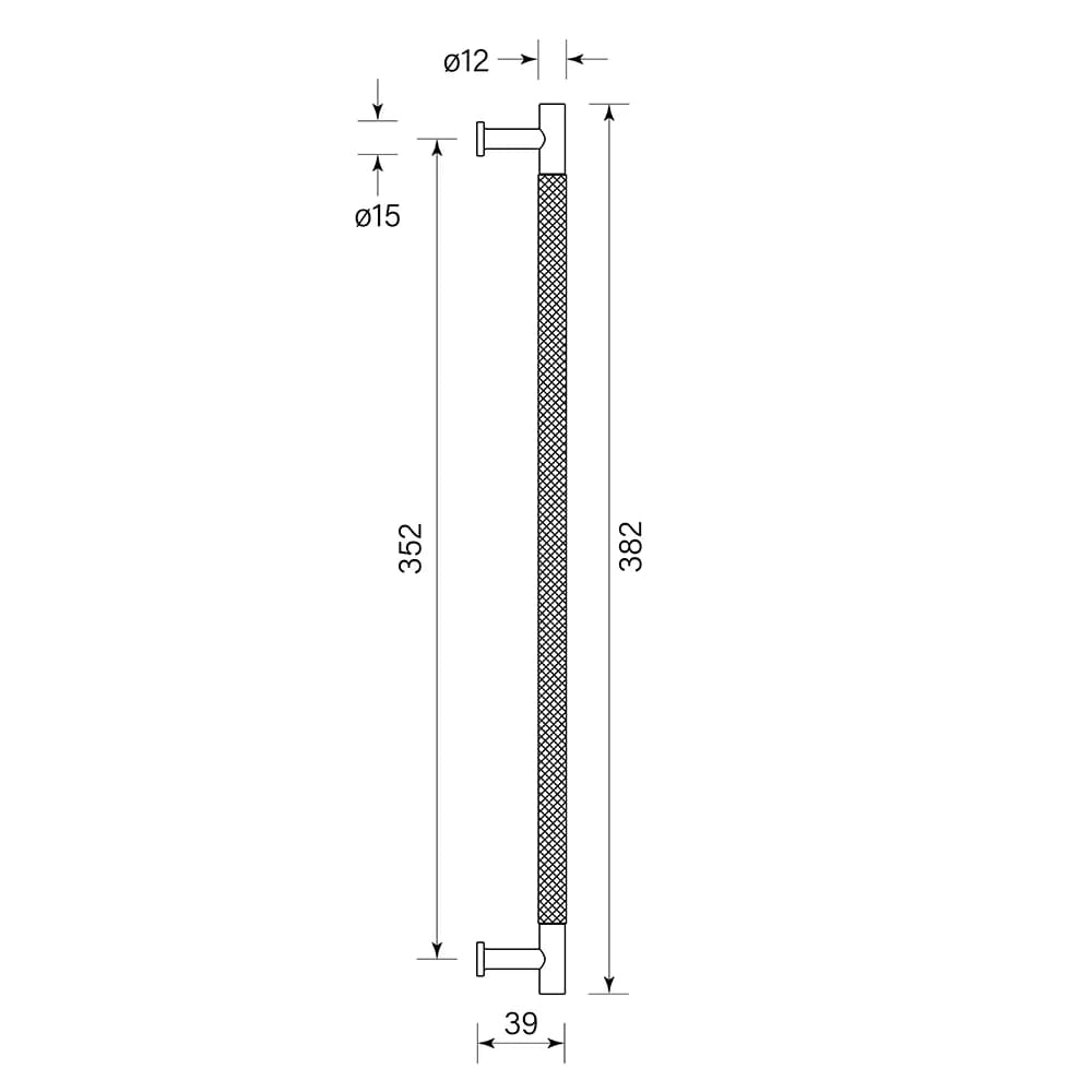 Faucet Strommen Appliance Pull Centre Knurl