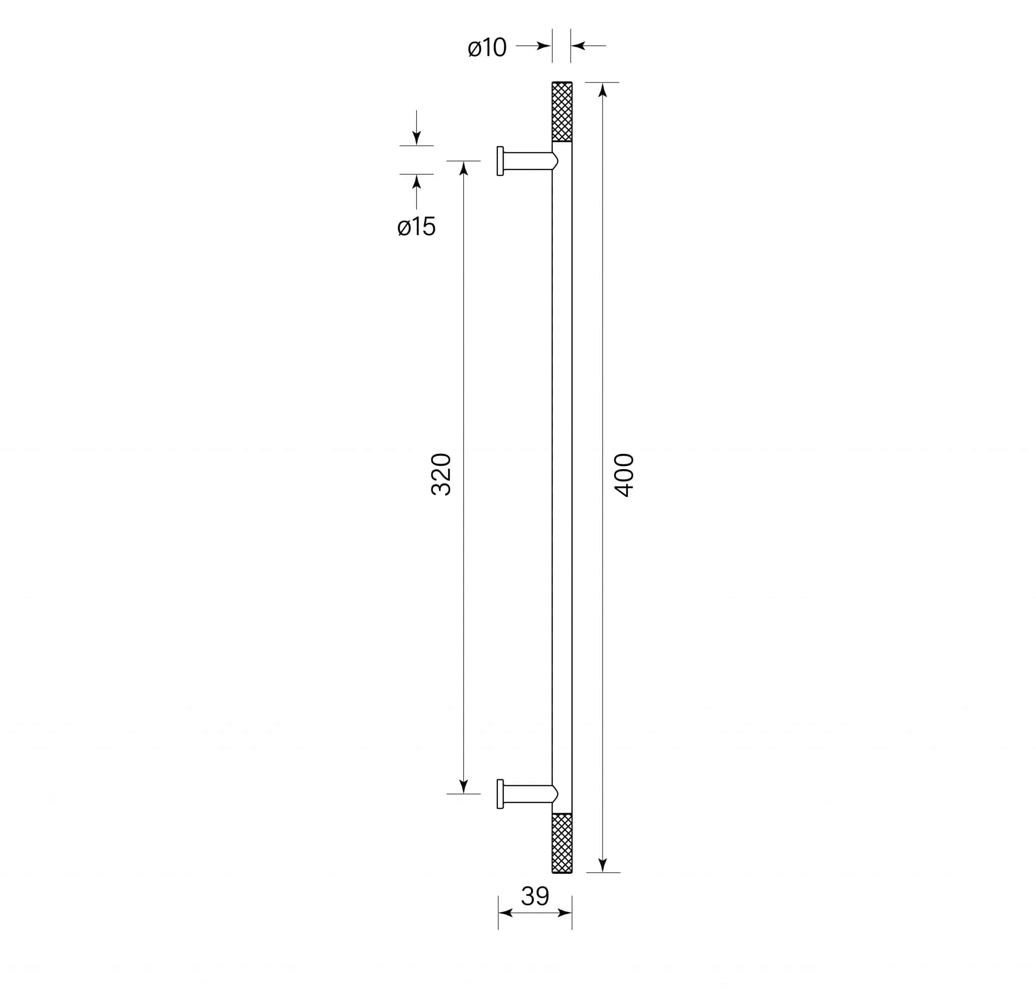 Faucet Strommen Appliance Pull End Knurl