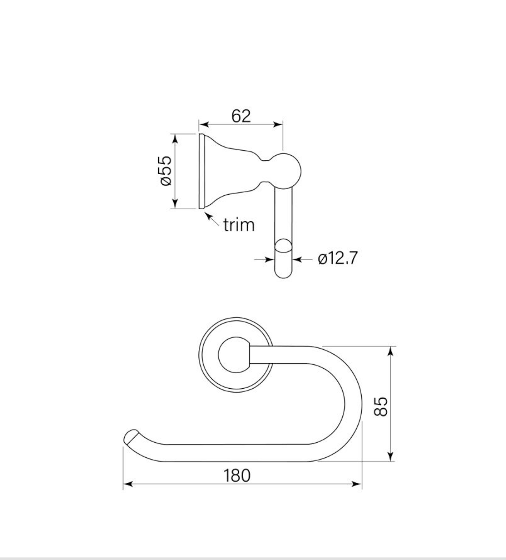 Faucet Strommen Cascade Toilet Roll Holder