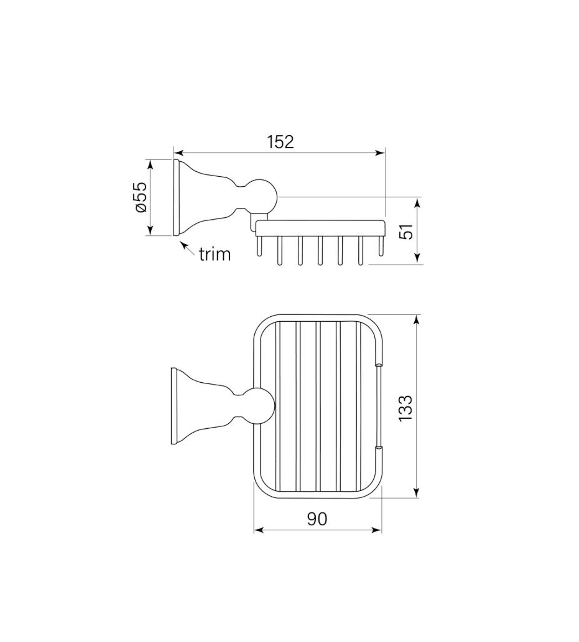 Faucet Strommen Cascade Soap Basket