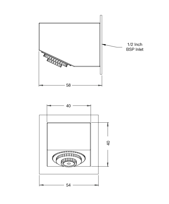 Rainware 8001 Stainless Steel Outdoors Shower Rose