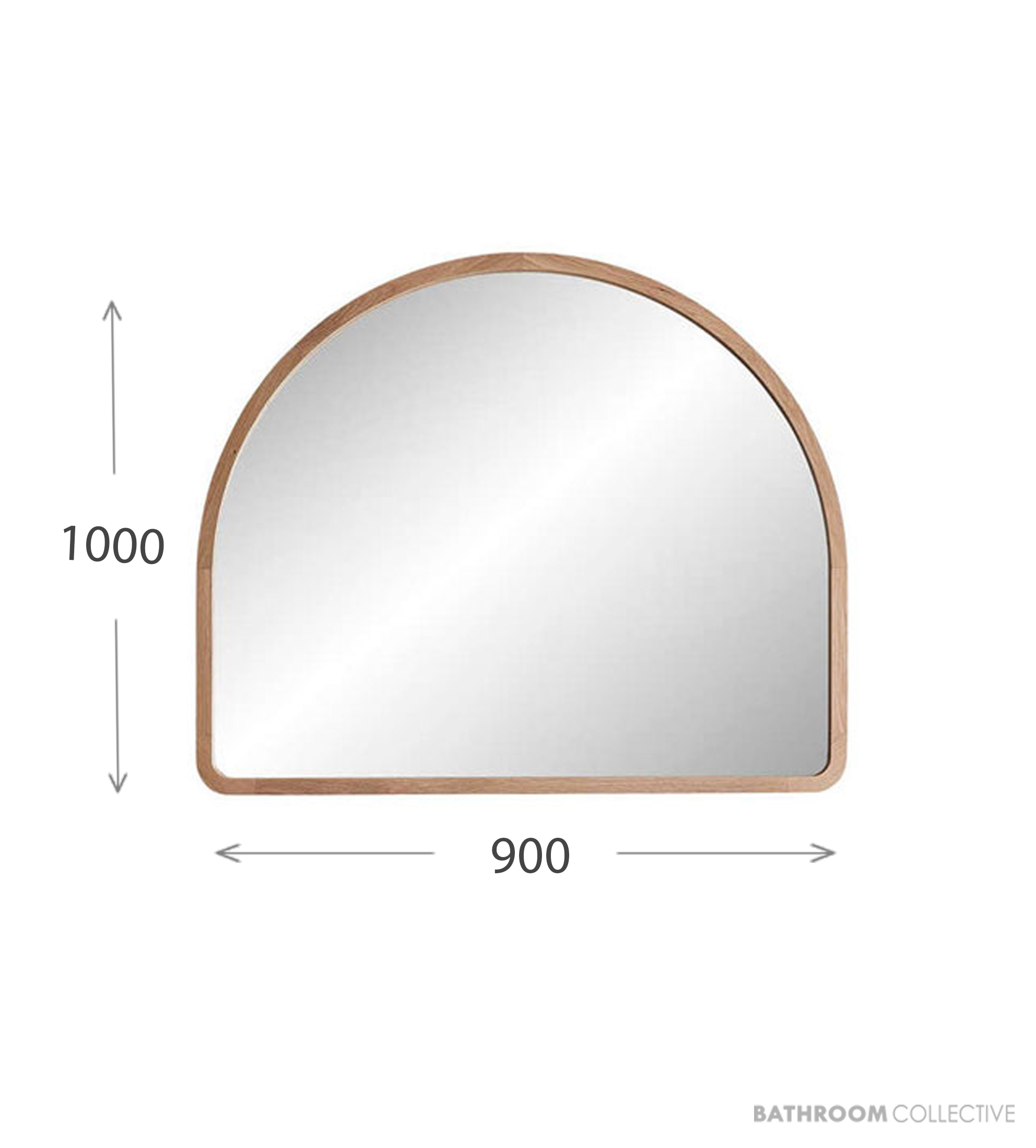 Loughlin Alura Timber Frame Arch Mirror