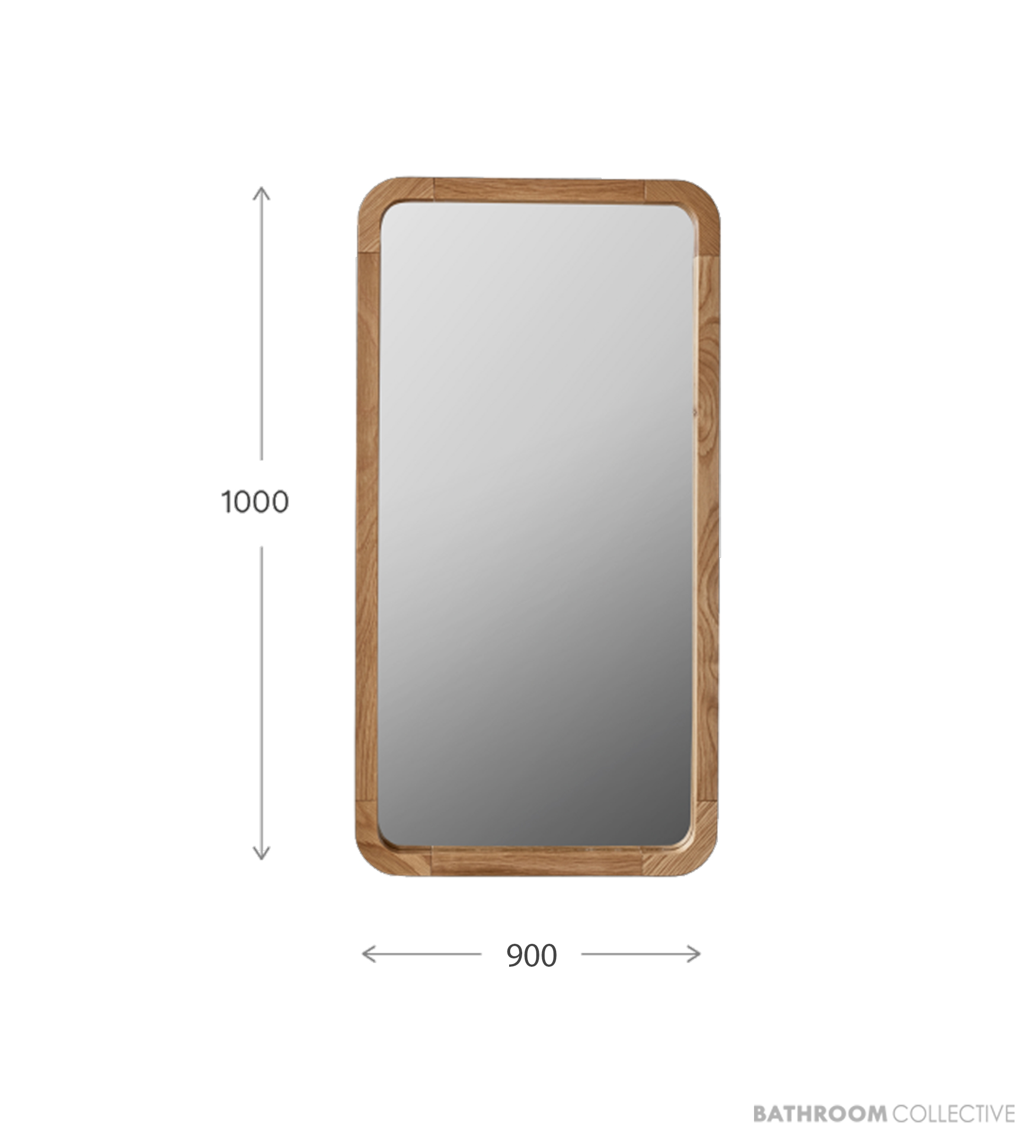 Loughlin Alura Timber Frame Mirror