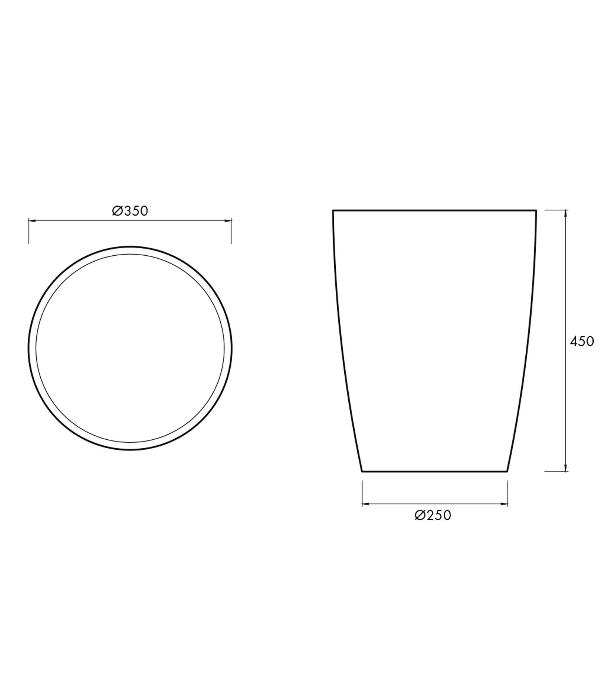 Apaiser 350mm Stone Bath Stool