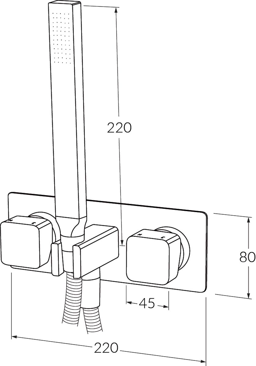 Sussex Suba Shower Mixer System