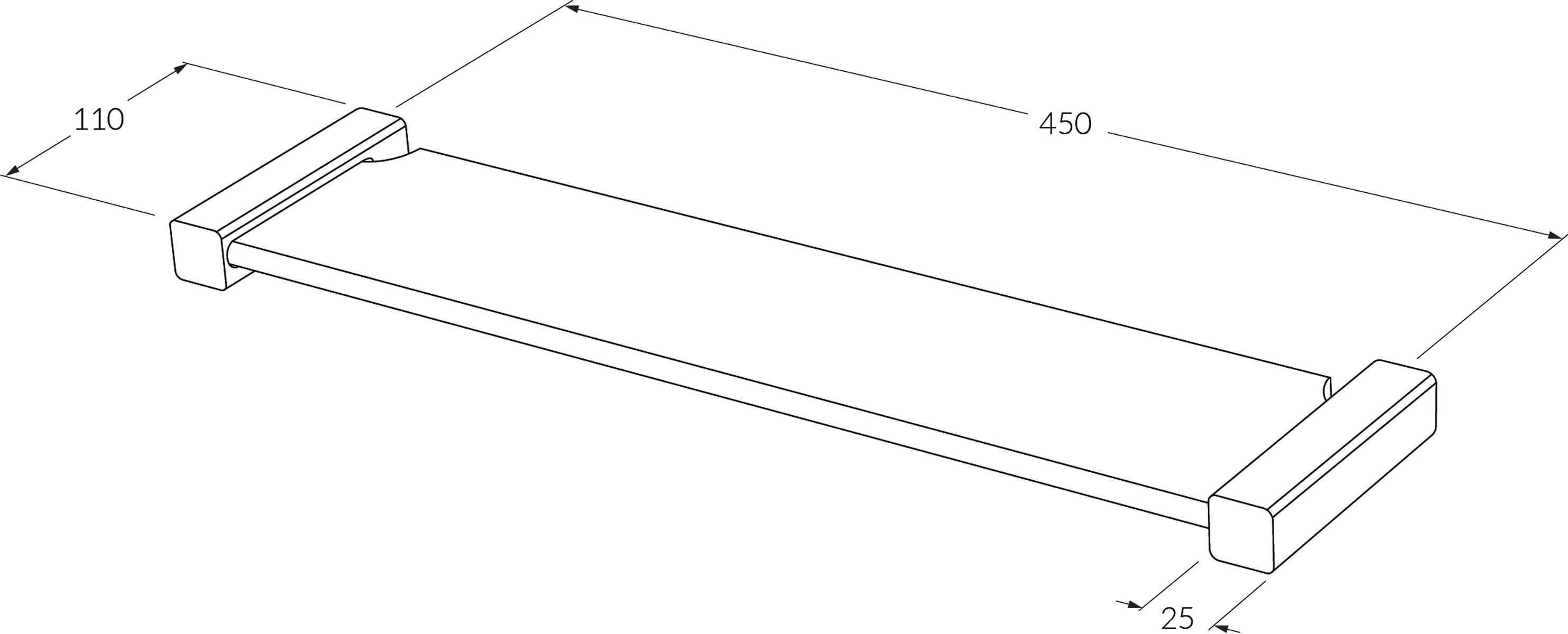Sussex Suba Vanity Shelf