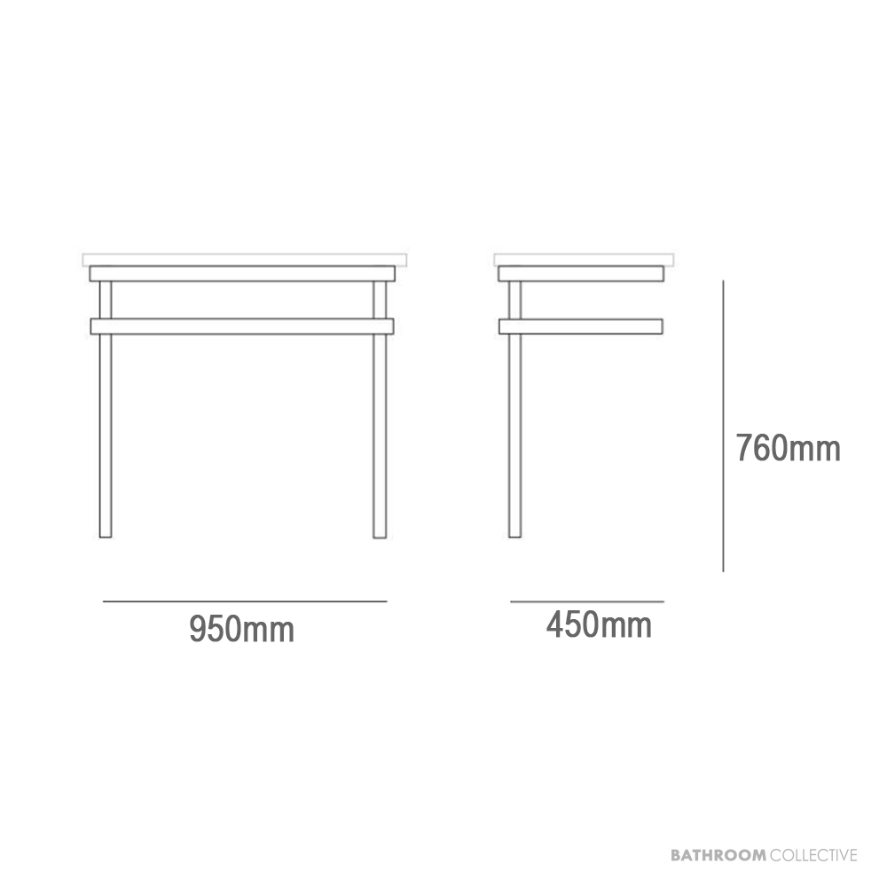 Bespoke Solid Brass Lalique Console 950mm (top not included)