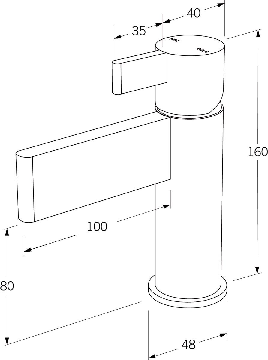 Sussex Calibre Basin Mixer