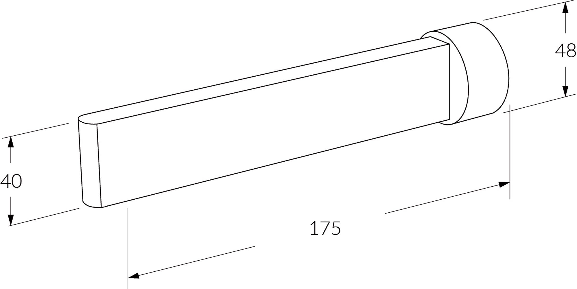 Sussex Calibre Bath Outlet 175mm