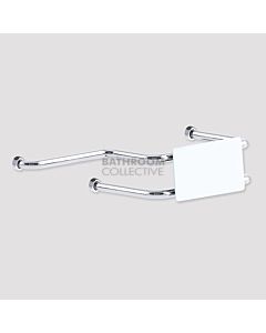 Conserv - Wall Mounted PWD Backrest/Extension Hygienic Seal POLISHED
