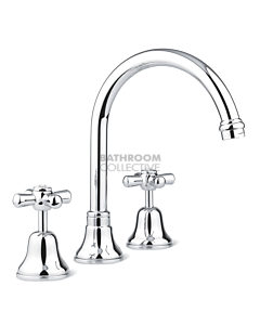 Faucet Strommen - Cascade Sink Set Cross, Vanitee, Jumper Valve 30181-11