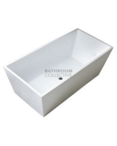 Broadway - Cubica 980mm Freestanding Acrylic Bath WHITE
