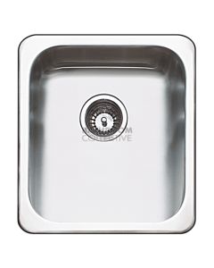 Abey - The Hunter AL100A Inset Laundry Sink with Bypass L406mm x W466mm x D200mm