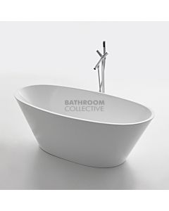 Broadway - Carrara 1700mm Freestanding Acrylic Bath WHITE