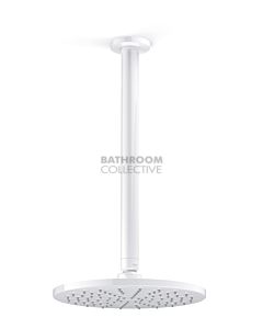 Faucet Strommen - Pegasi Overhead Shower, 300 Cdrop 250 head MATTE WHITE 30666-80